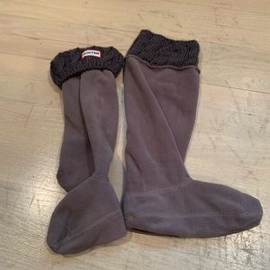 Grey Hunter Rain Boots socks